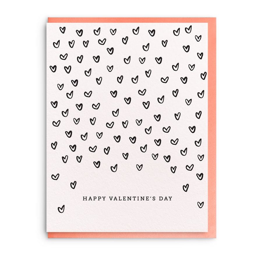 Valentine's Day Hearts Card