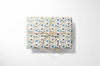 Holiday Hanukkah Gift Wrap
