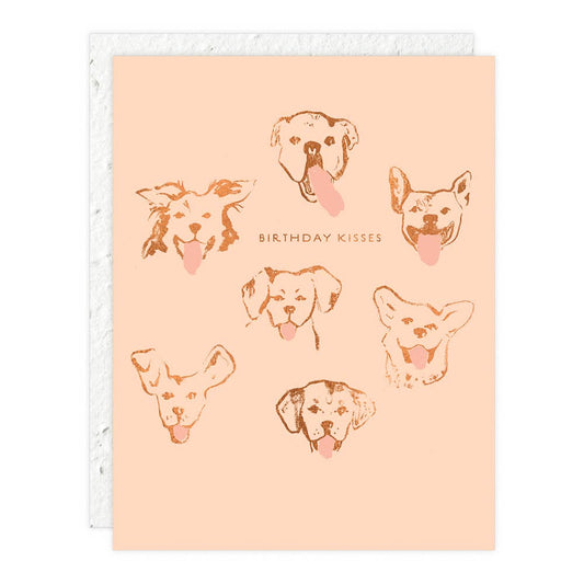 Plantable Card - Dog Birthday Kisses