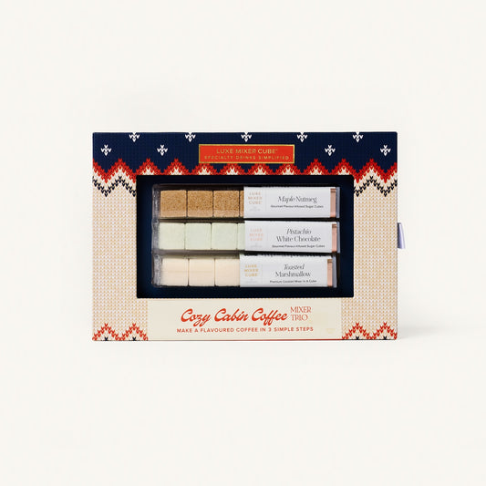 Winter Coffee Mixer Cube Trio