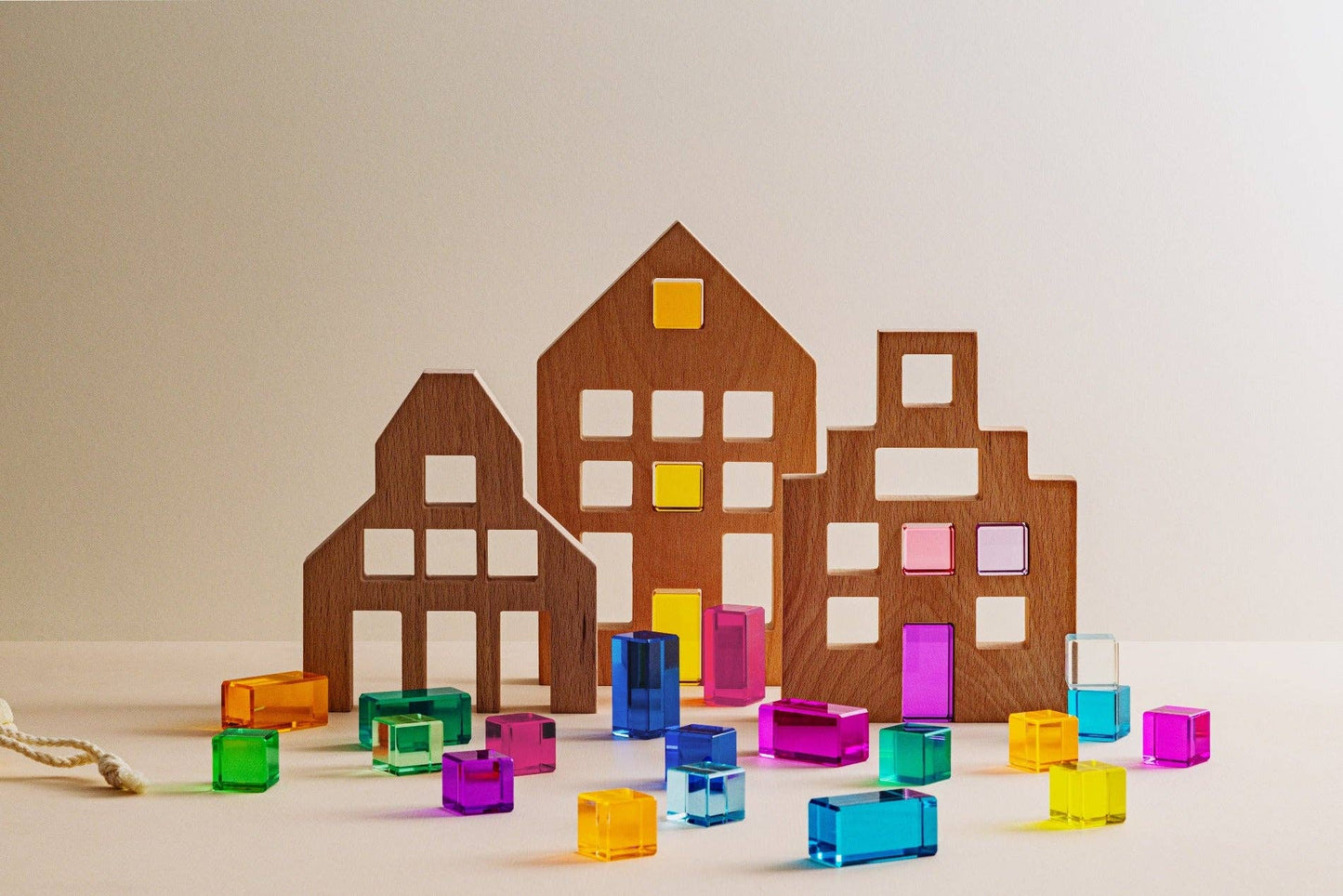 Riley City Building Blocks & Gems Set