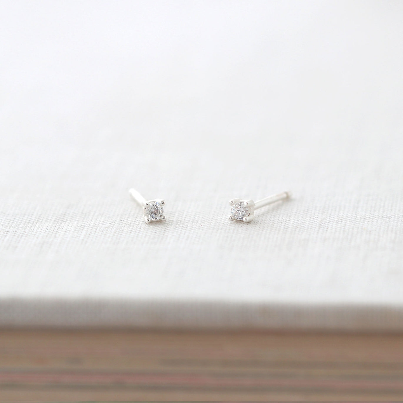 Classic Crystal Prong Set Stud Earrings