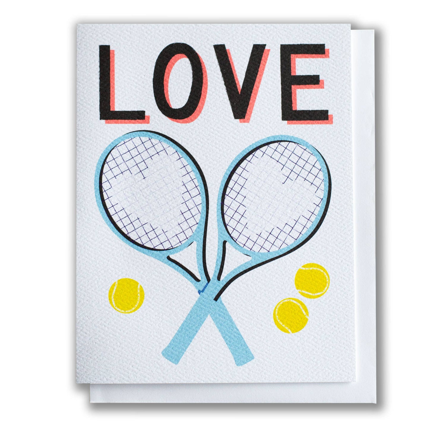 Tennis Love Card