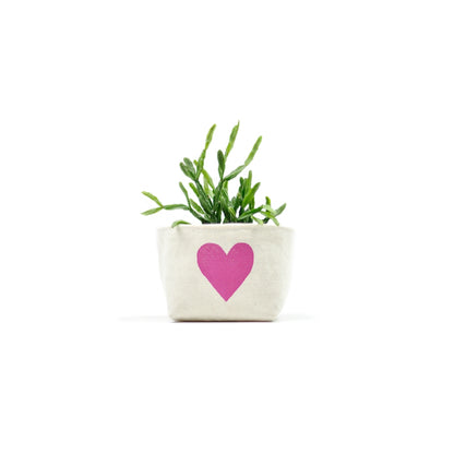 Heart Block Print Planter