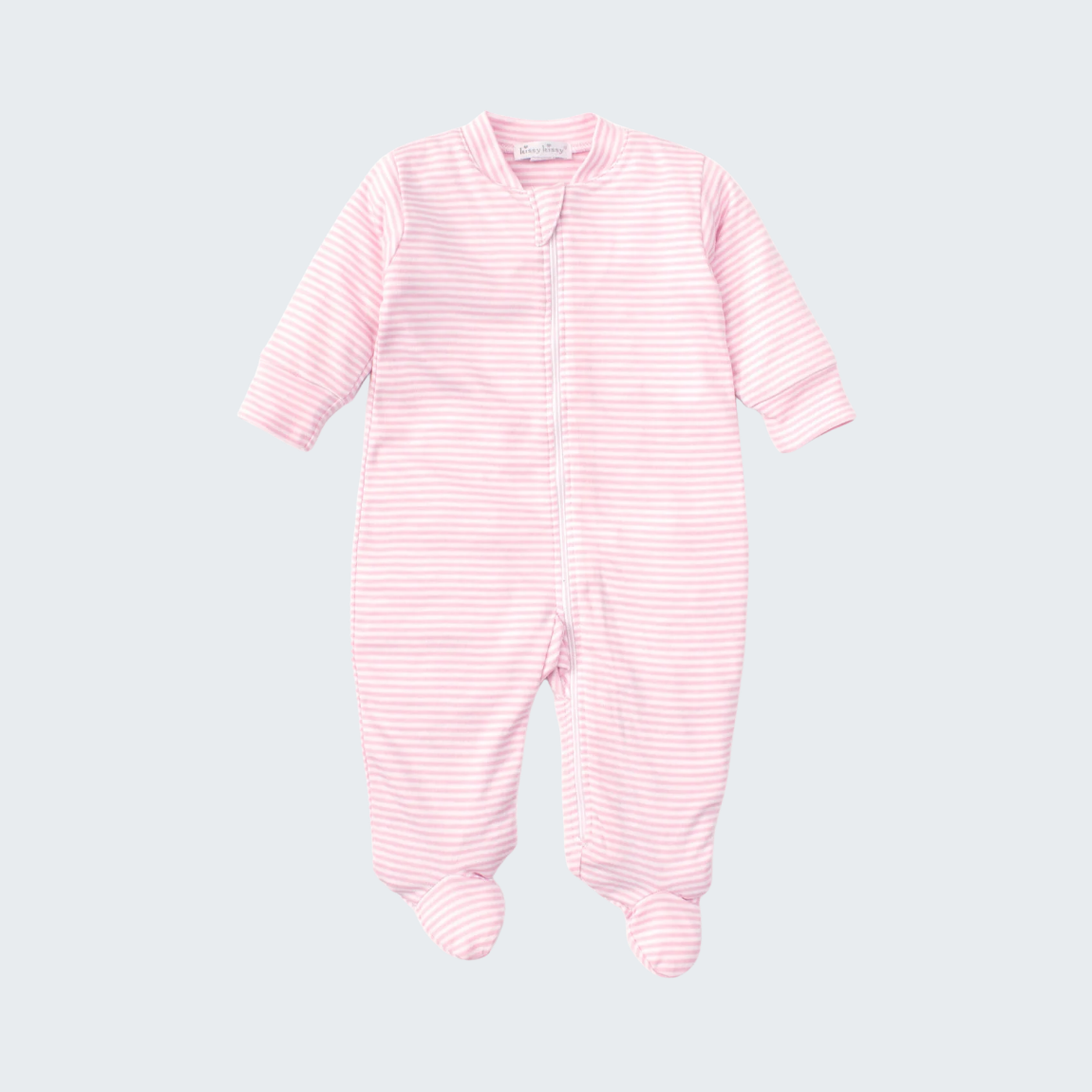 Essentials Stripe Zip Footie
