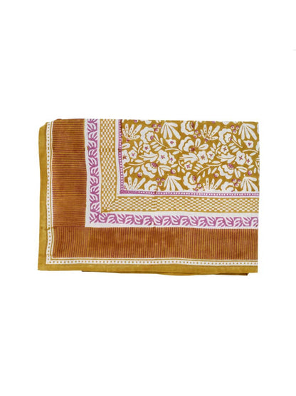 Indian Floral Print Tablecloth