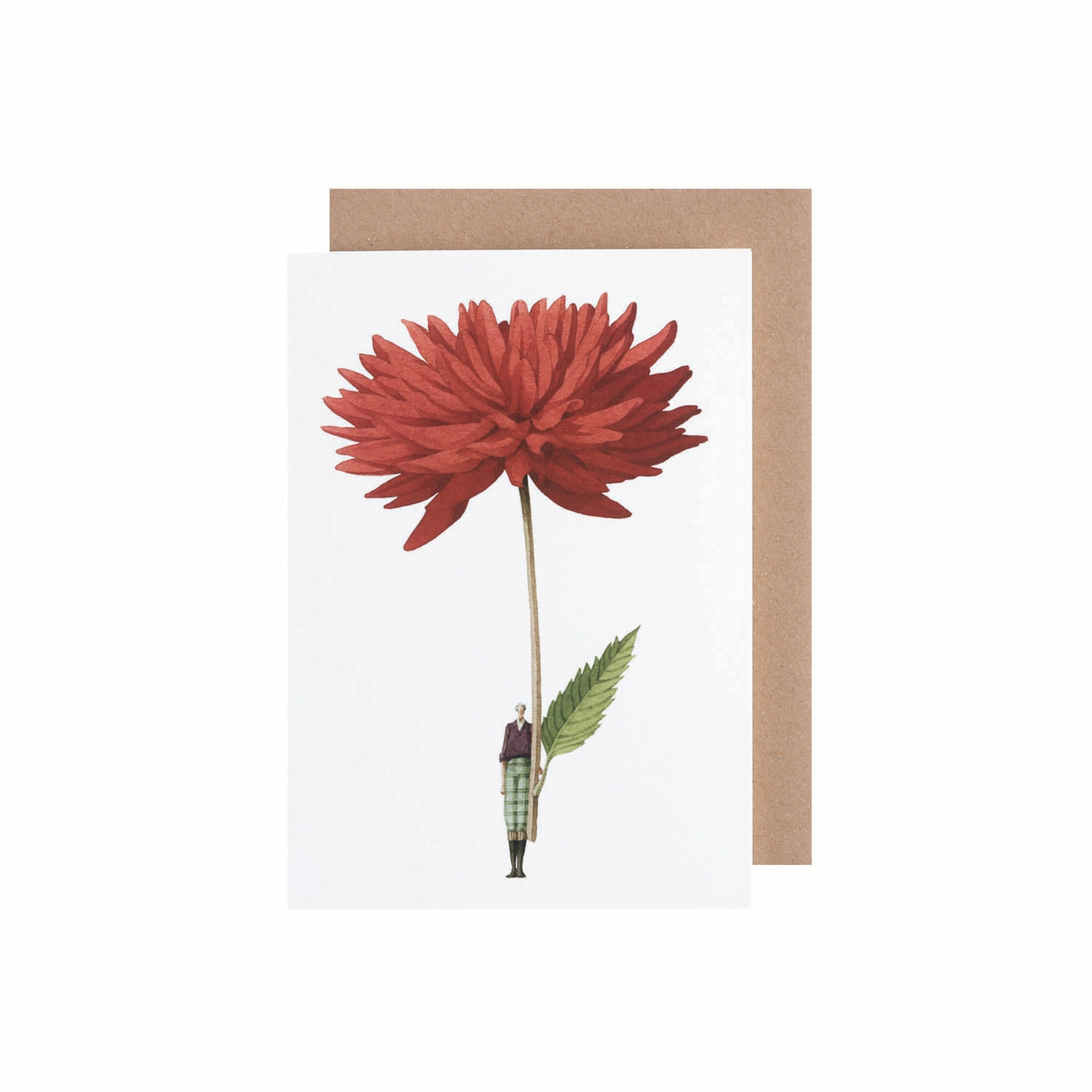 Dahlia Greeting Card