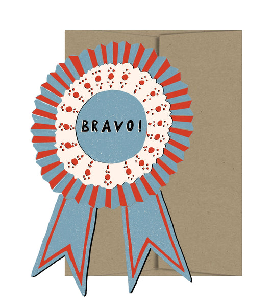 Bravo Medallion Die Cut Card