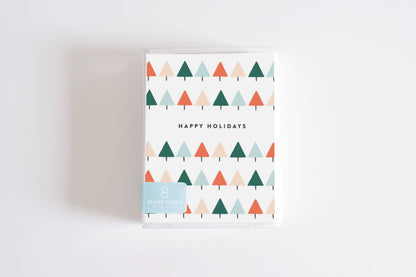 Happy Holidays Geo Tree Boxed Card Set