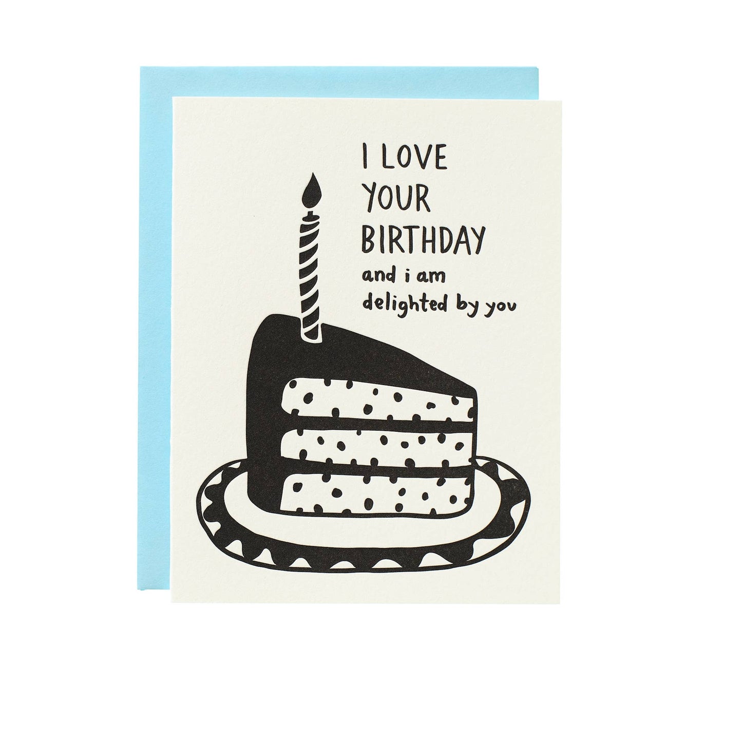 Delighted Birthday Greeting Card