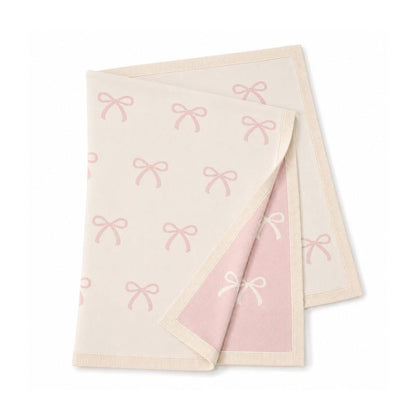 Sweet Bow Baby Blanket