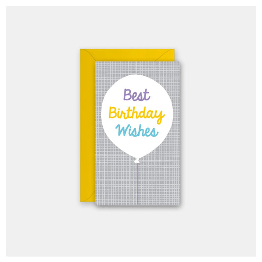 Big Birthday Balloon Gift Enclosure Card