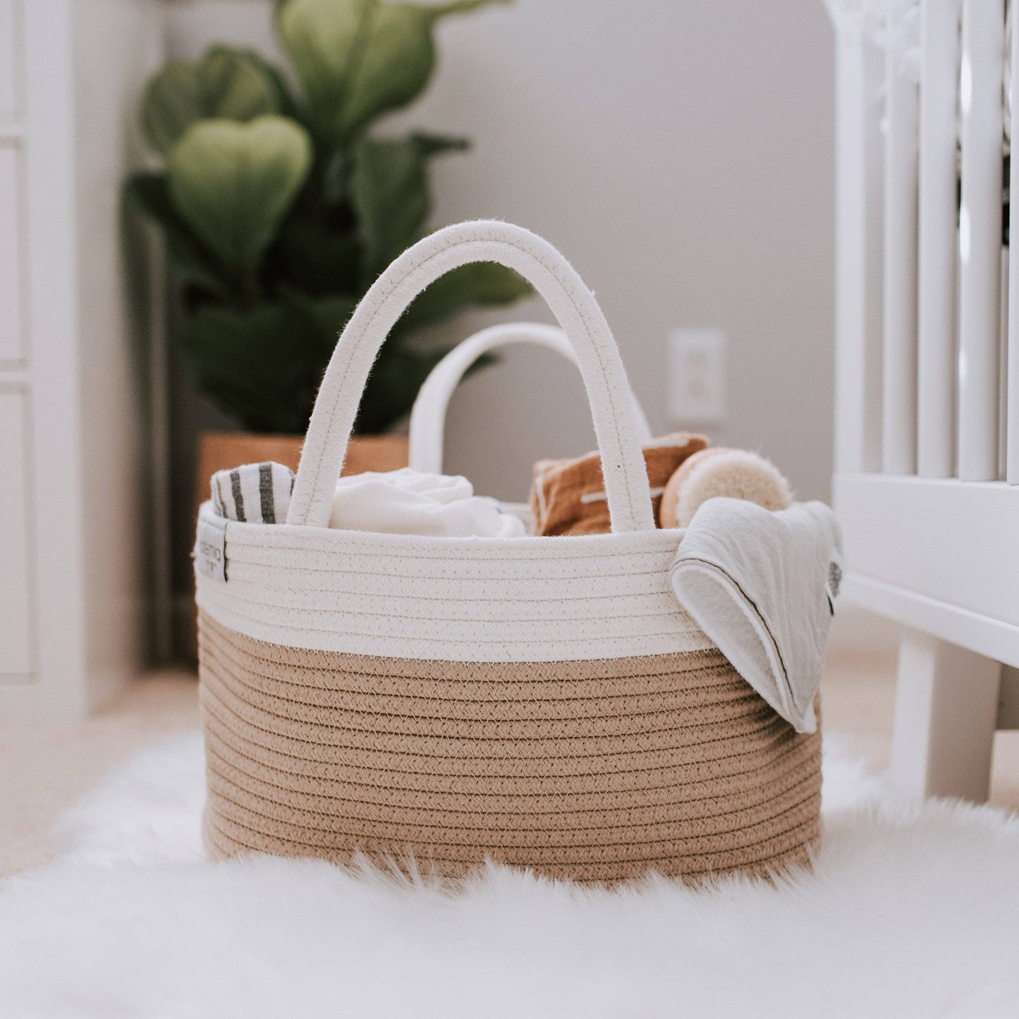 Standard Rope Diaper Caddy Organizer