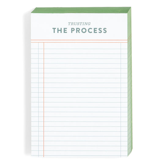 Trusting the Process Notepad