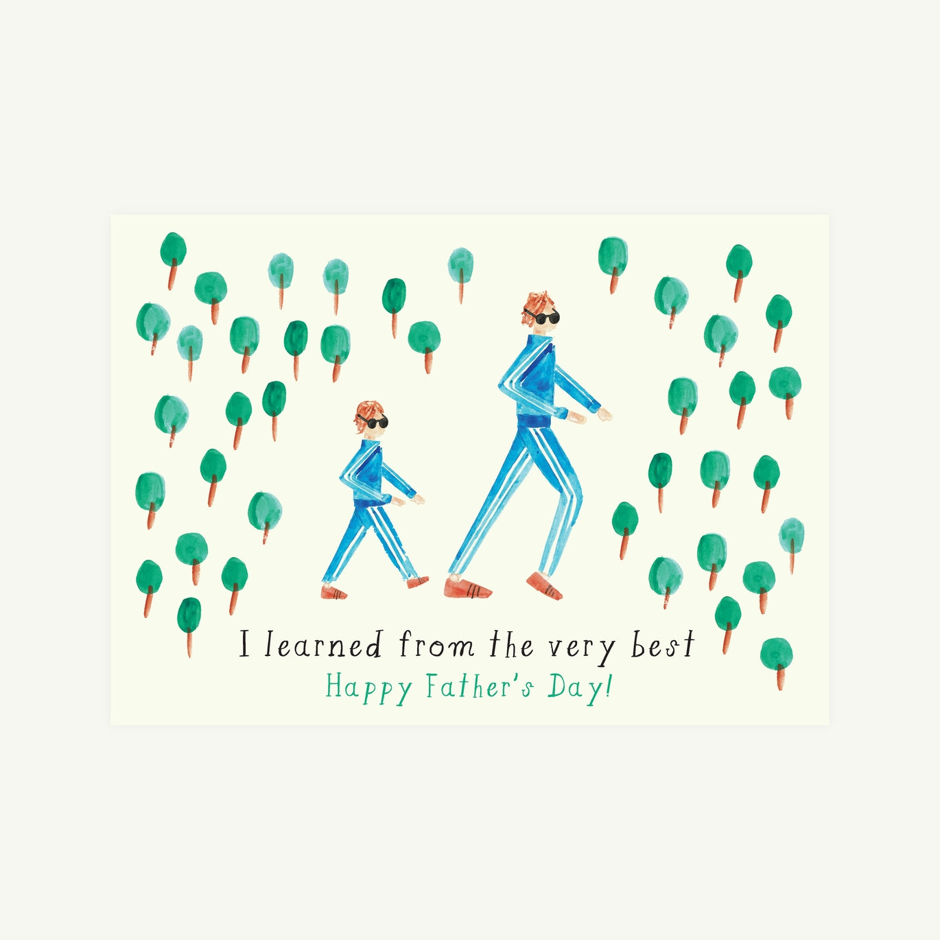Like Father, Like Son Card