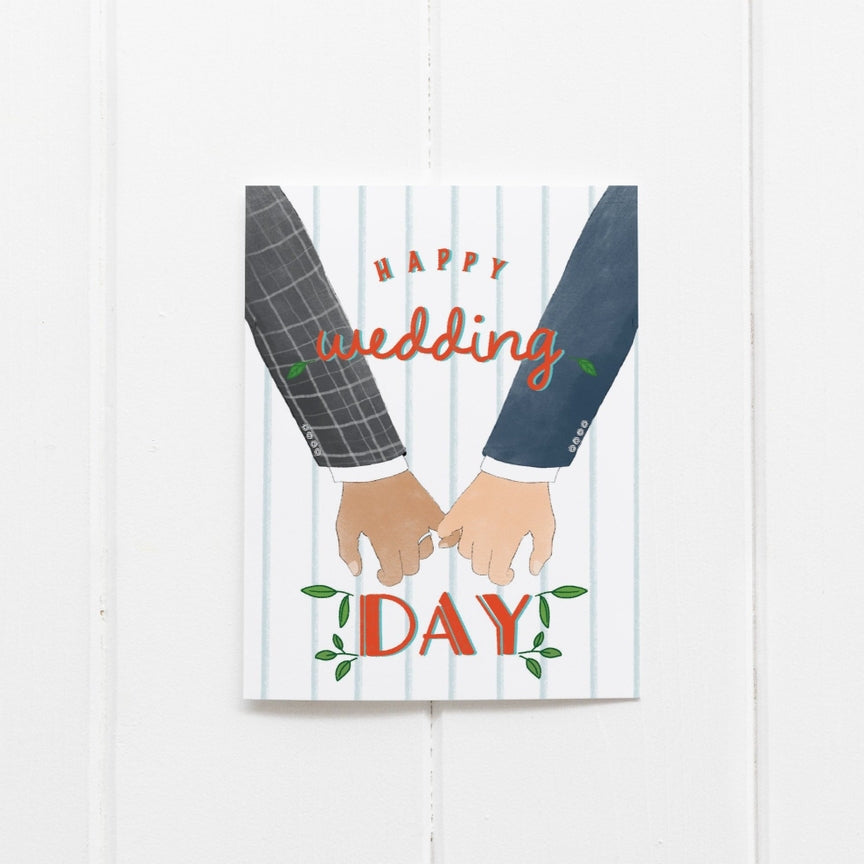 Happy Wedding Day Guys Card