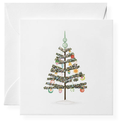 Christmas Tree Enclosure Cards in Acrylic Box