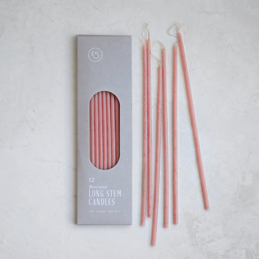 Beeswax Long Stem Candles