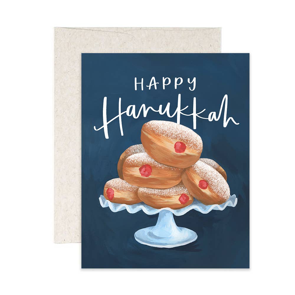 Hanukkah Donuts Holiday Card