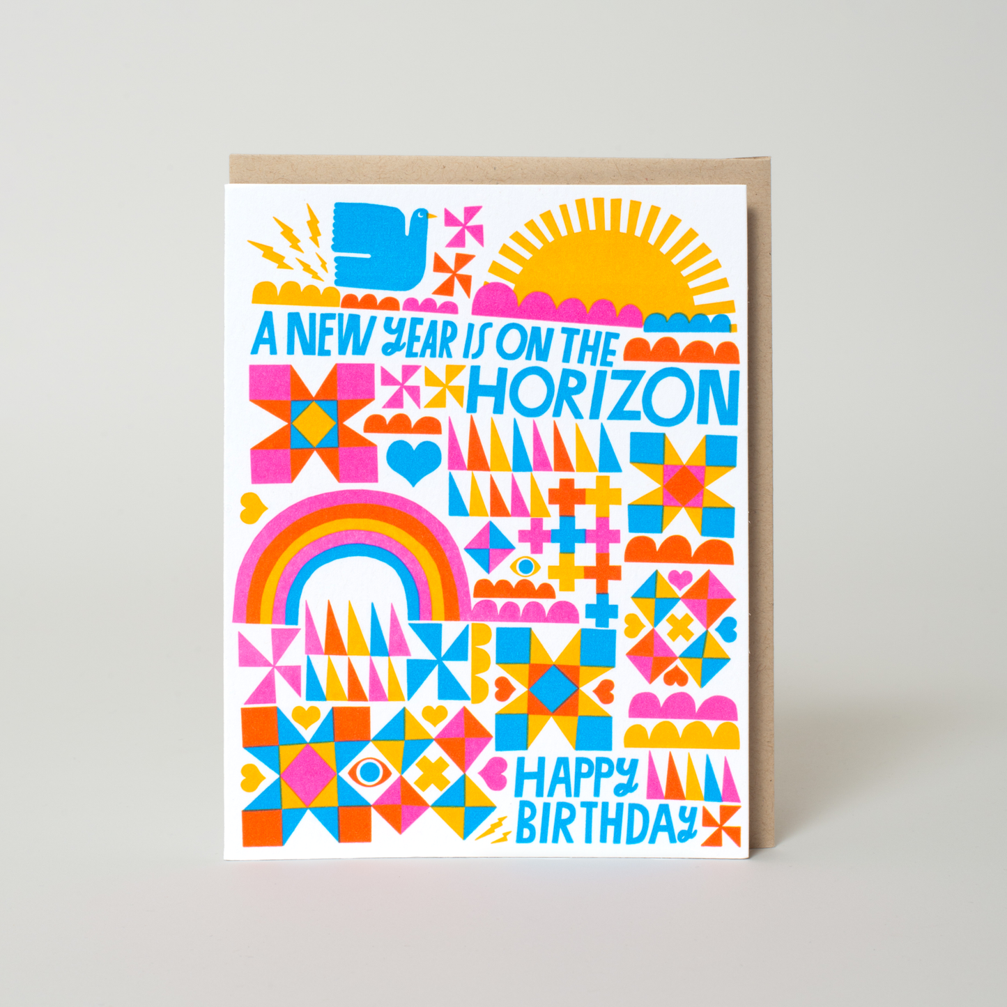 Lisa Congdon New Year Birthday Card
