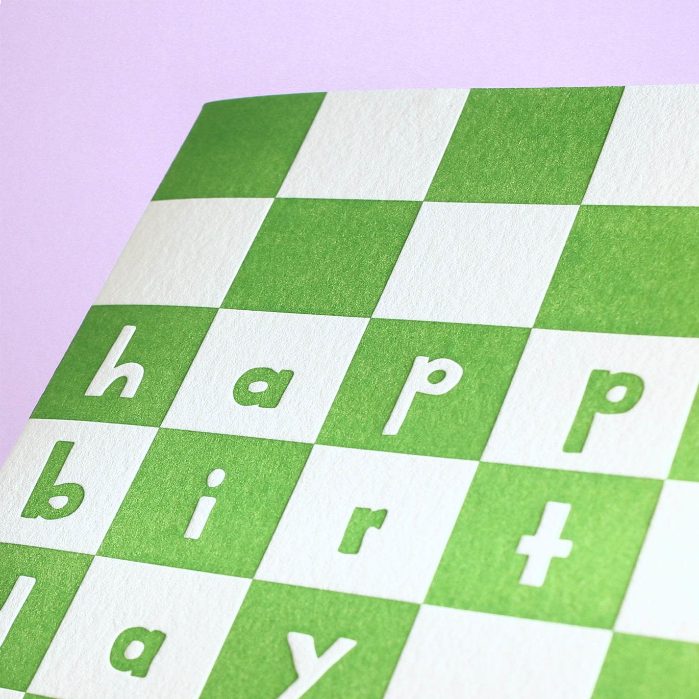 Birthday Checker Greeting Card