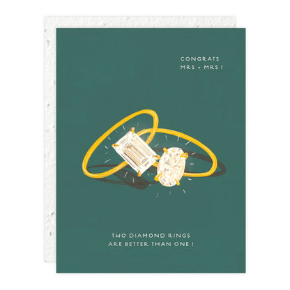 Plantable Card - Wedding Rings