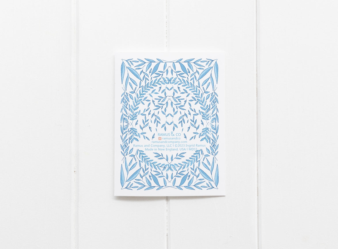 Indigo Mom Greeting Card