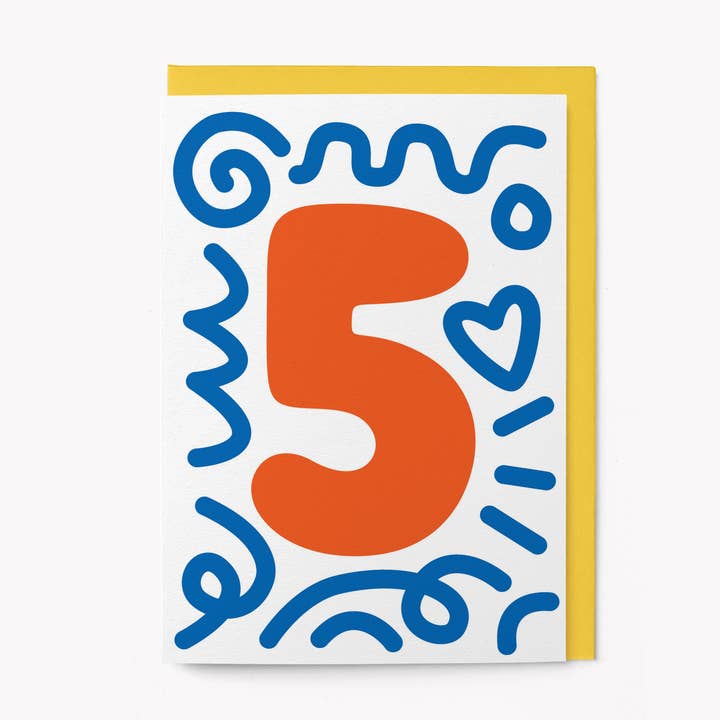 5th Birthday Card