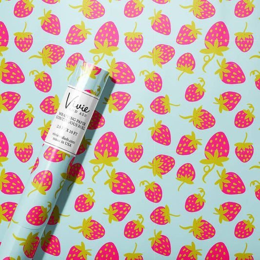 Strawberries Wrapping Paper