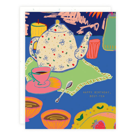 Best-Tea Birthday Card