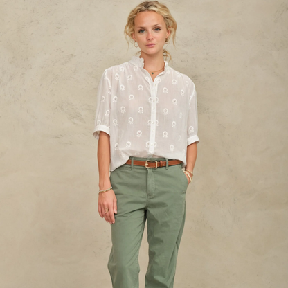 Frani Embroidered Top