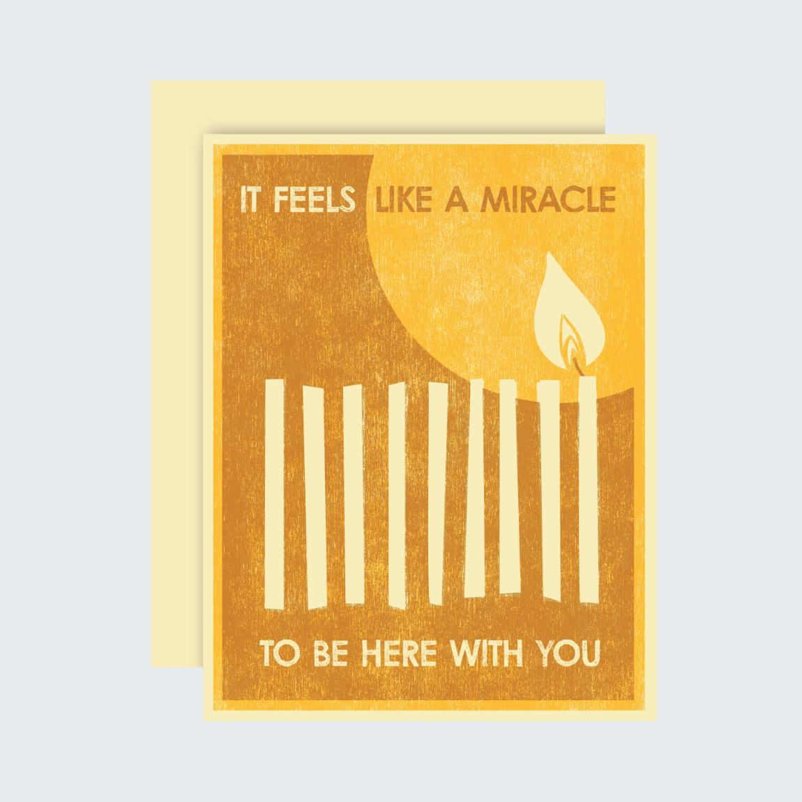 Hanukkah Menorah Card