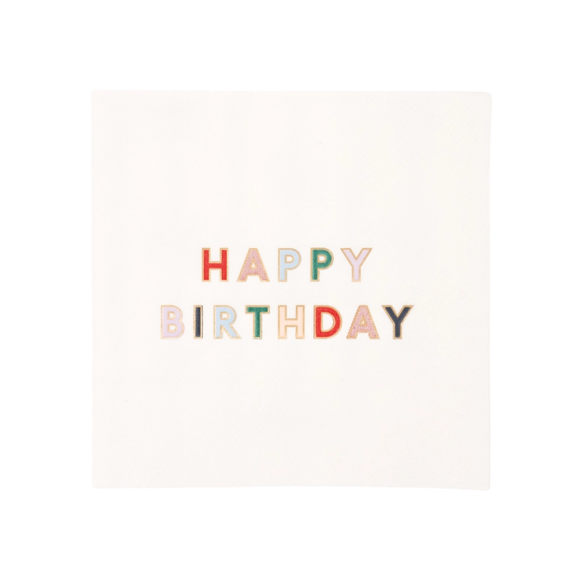 Happy Birthday Cocktail Napkins
