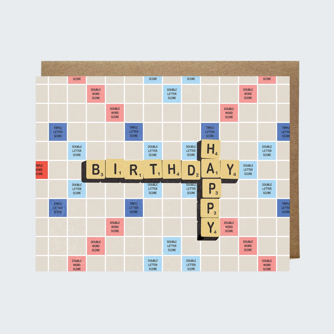 Happy Birthday Scrabble Card