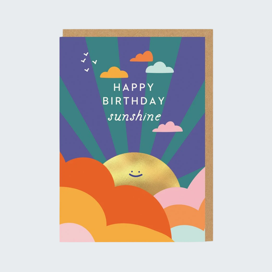Happy Birthday Sunshine Card