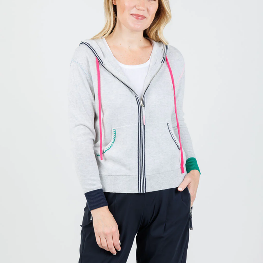 Heart Embroidery Hoodie