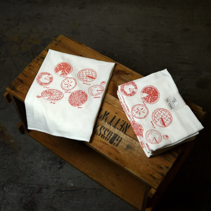 Holiday Pies Tea Towel