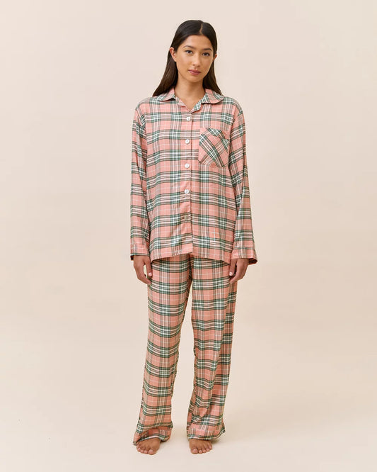 Comfy Plaid PJ Set