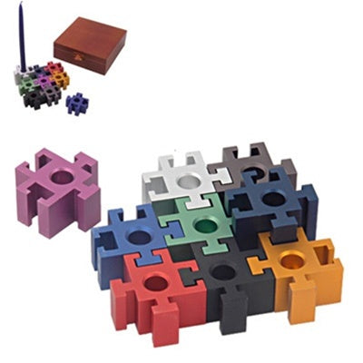 Square Puzzle Menorah