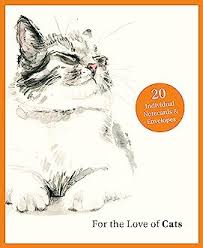 For The Love of Cats Notecards