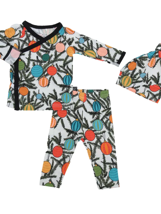 Branch and Ball Pajamas Layette Set