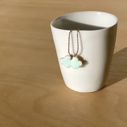 Enamel Cloud Necklace