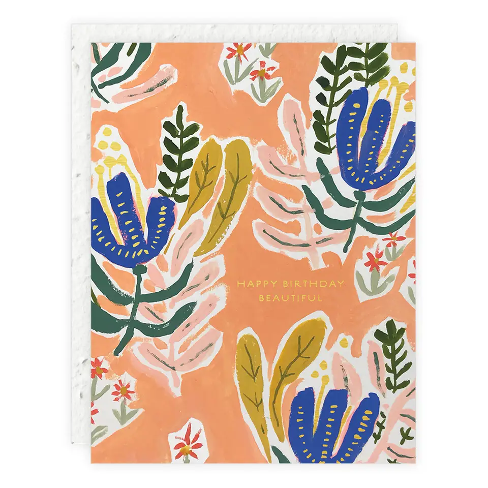 Plantable Card - Beautiful Birthday