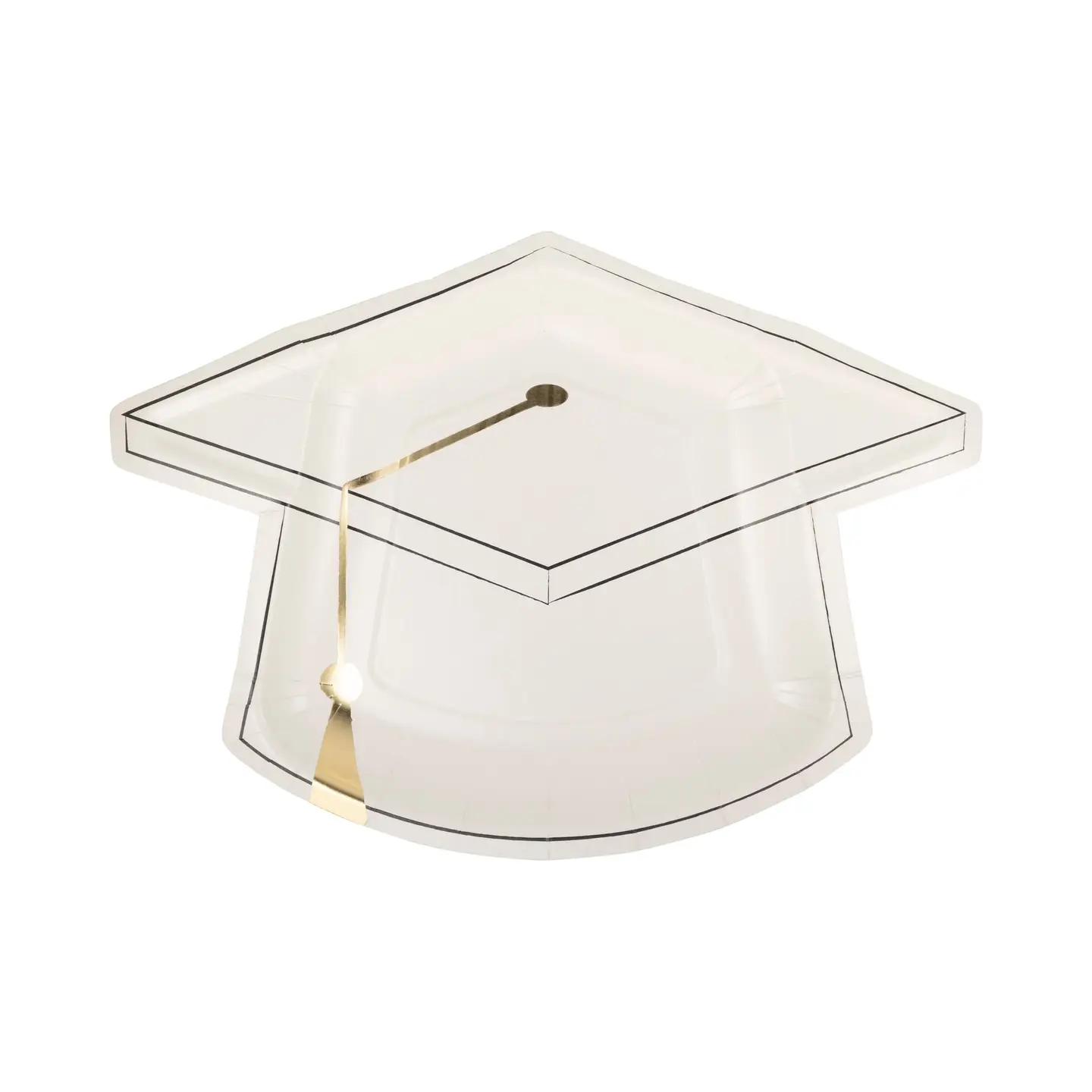 Grad Hat Paper Plates