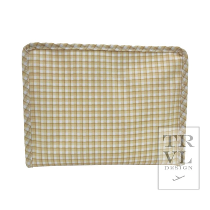 Coated Canvas Pouch