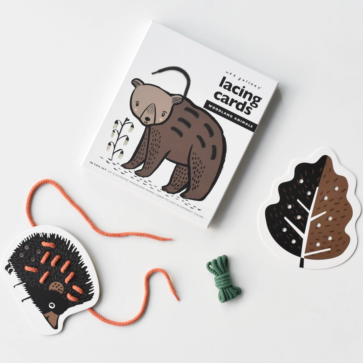 Lacing Cards Woodland Animals