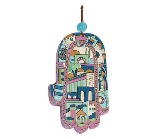 Hand Painted Wooden Hamsa