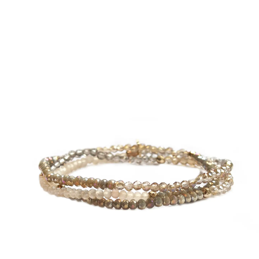 Mini Disc Wrap Bracelet