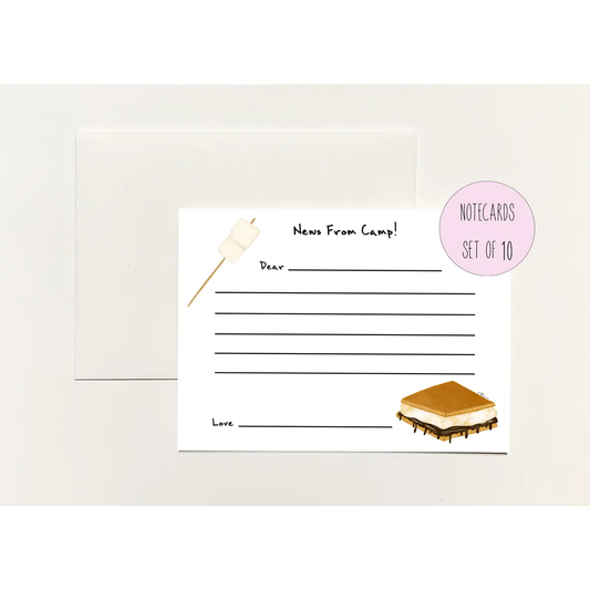 S'mores Camp Stationery