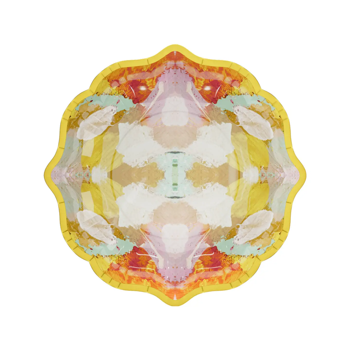 Paint Strokes Paper Plates